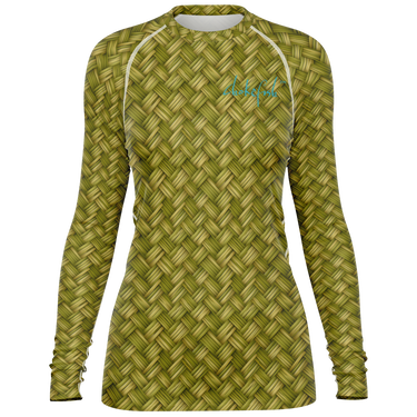Chokefish™ Long Sleeve Rashguard Textures Woman's Shirt-002